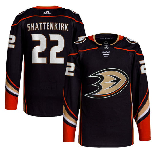 Anaheim Ducks #22 Kevin Shattenkirk Black Home Authentic Jersey