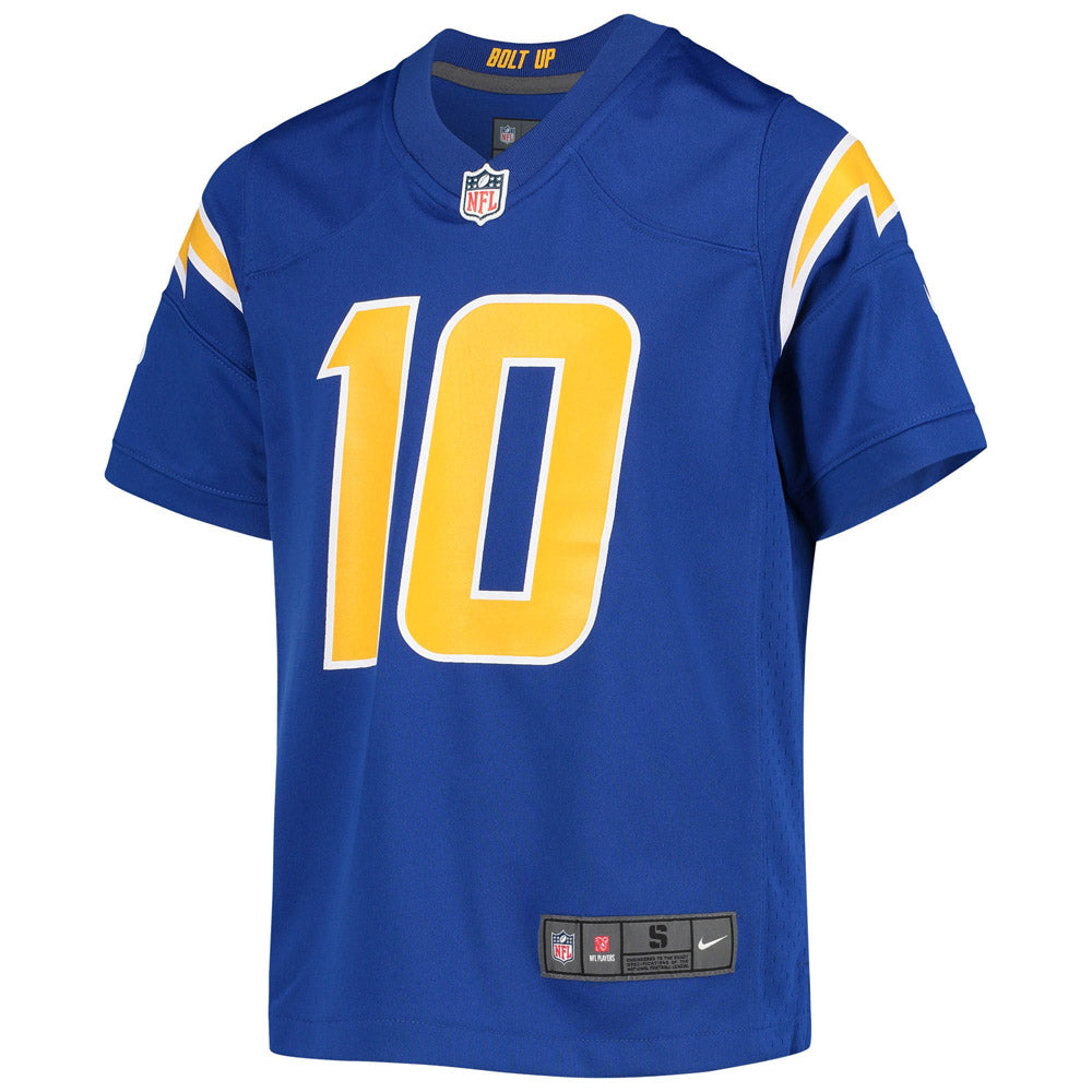 Youth Los Angeles Chargers Justin Herbert Game Jersey Royal Blue